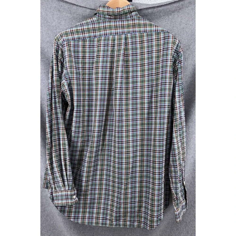 Polo Ralph Lauren Plaid Button Down Mens Large Long Sleeve Classic Fit